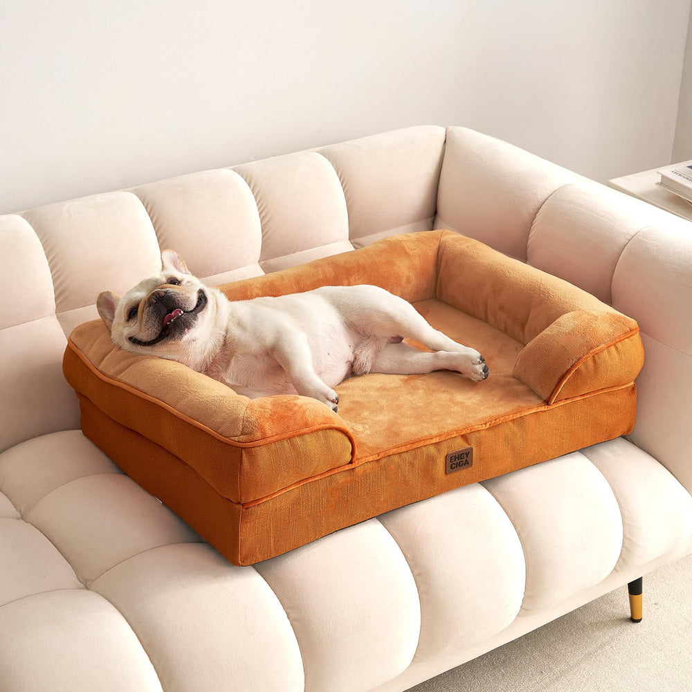 EHEYCIGA medium to large dog bed fits medium dogs seeking orthopedic comfort.