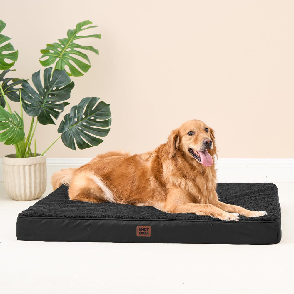 EHEYCIGA dog bed on floor usage showcases flexible setup for homes