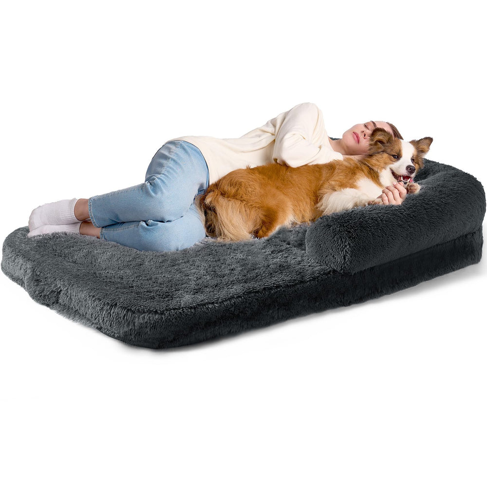 EHEYCIGA plush faux fur cover adds warmth and softness