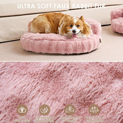 EHEYCIGA dog bed removable-washable-cover makes quick cleaning a breeze.