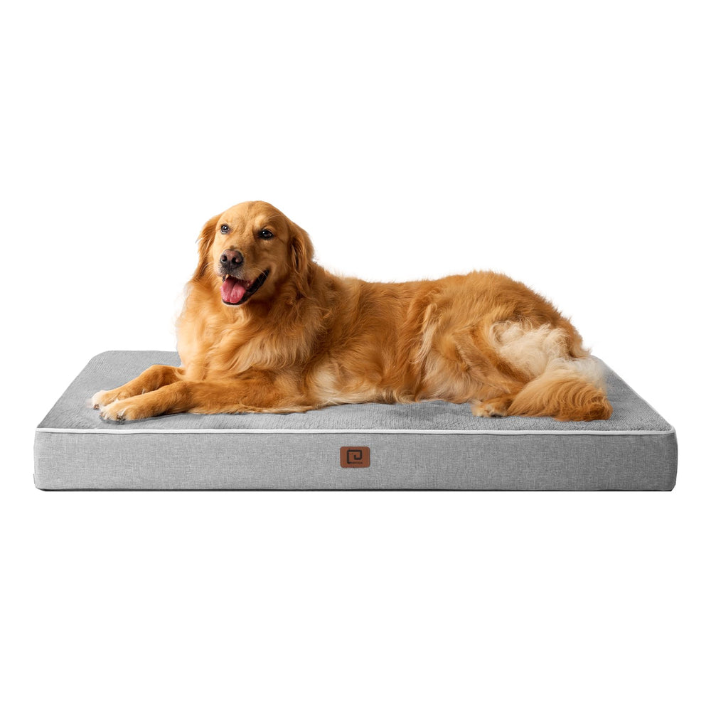 EHEYCIGA dog bed waterproof liner close-up showing spill protection