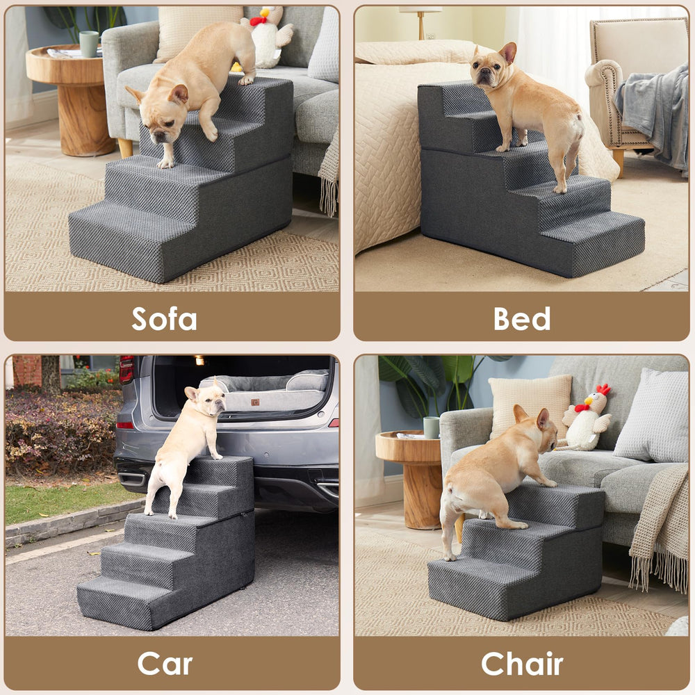 Non slip surface ensuring secure footing on every step