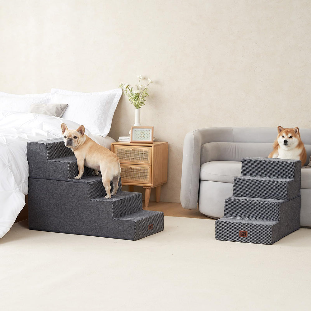 EHEYCIGA dog stairs non-slip surface improves traction during climbs.
