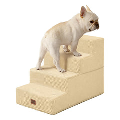 EHEYCIGA dog stairs bed-18h-4step stable bed access for small dogs