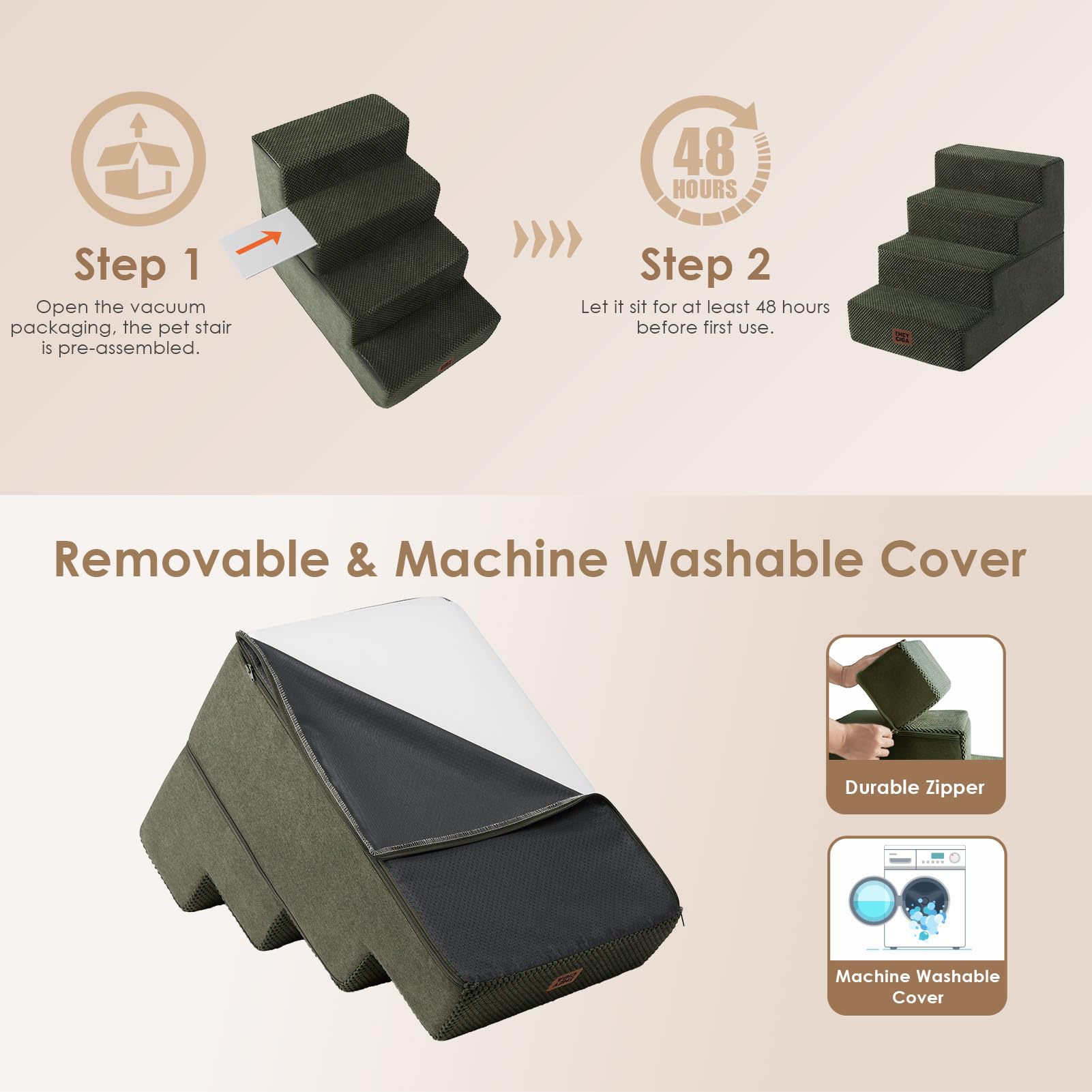 EHEYCIGA eco-friendly internal board supports stable footing.