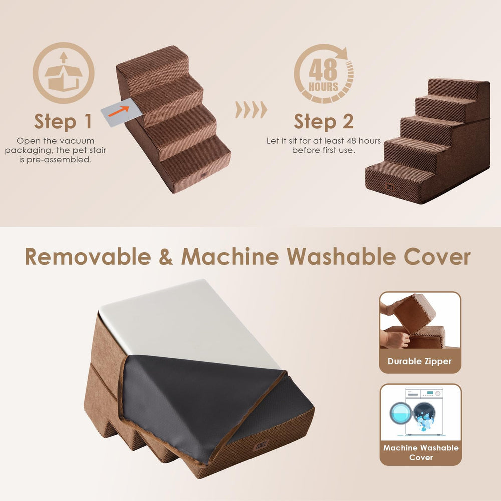 EHEYCIGA 5-step option for high beds up to 27 inches.