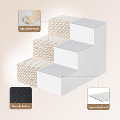 EHEYCIGA dog stairs foldable setup stores compactly when not in use