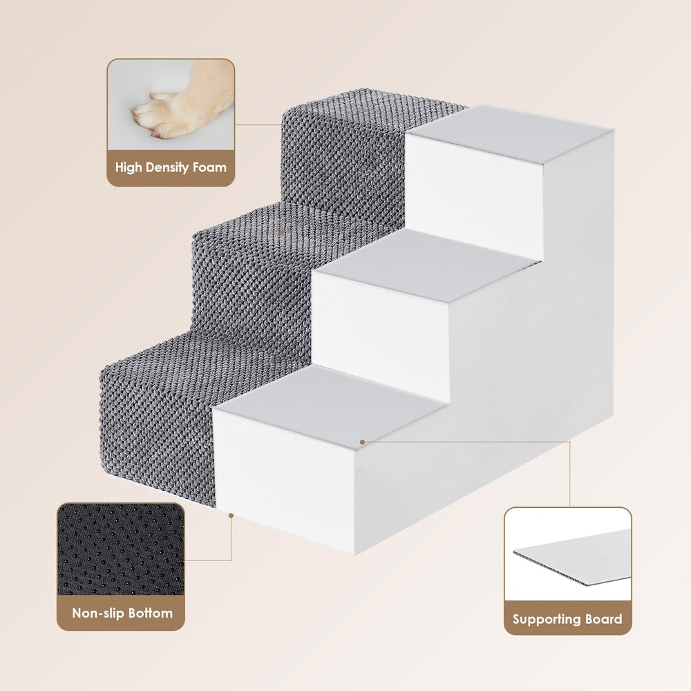 Folded design of EHEYCIGA dog stairs for compact storage