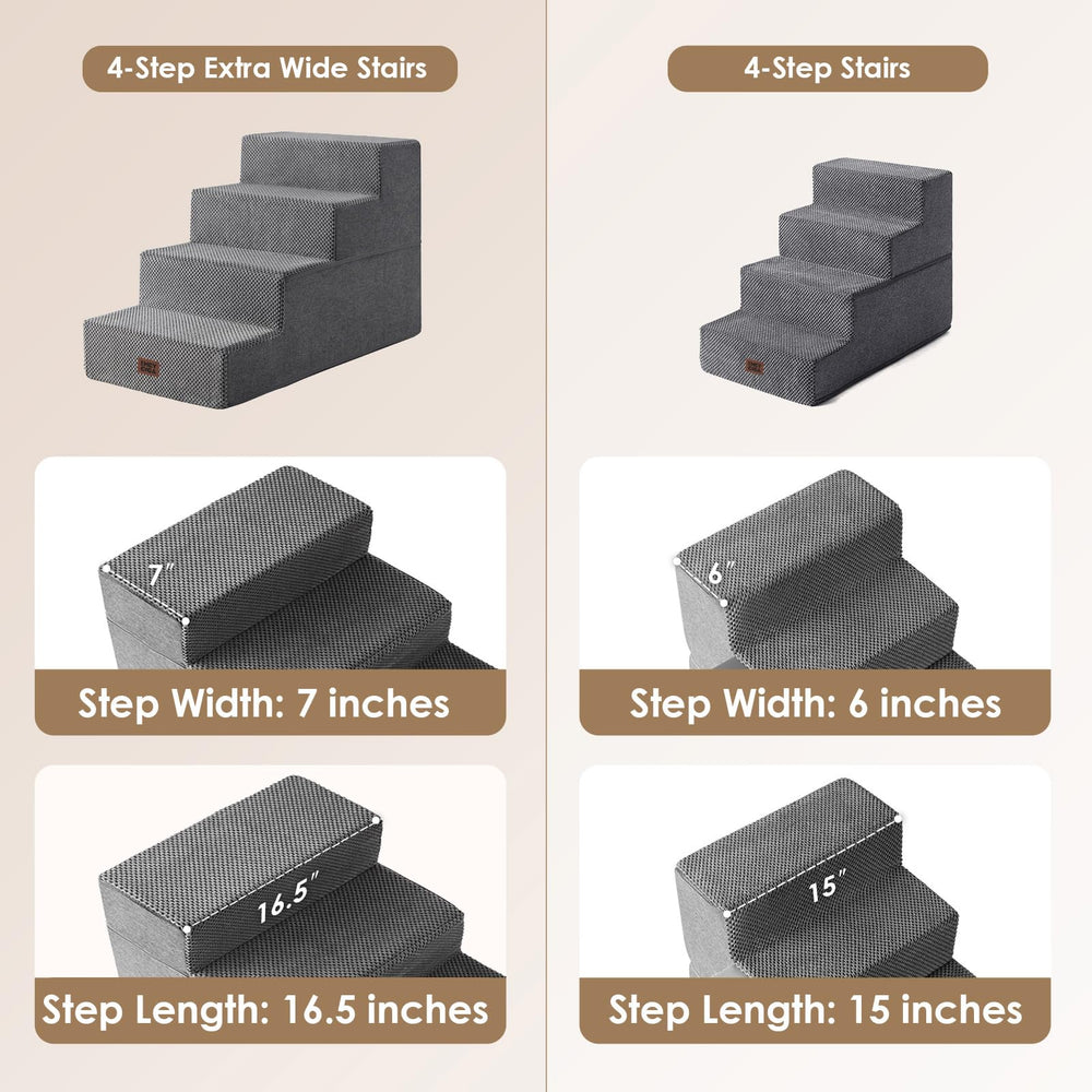 EHEYCIGA four-step design supports versatile climbing on couches and beds.
