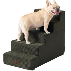 EHEYCIGA dog stairs high bed 22.5 inch edge-fit design for easy access.