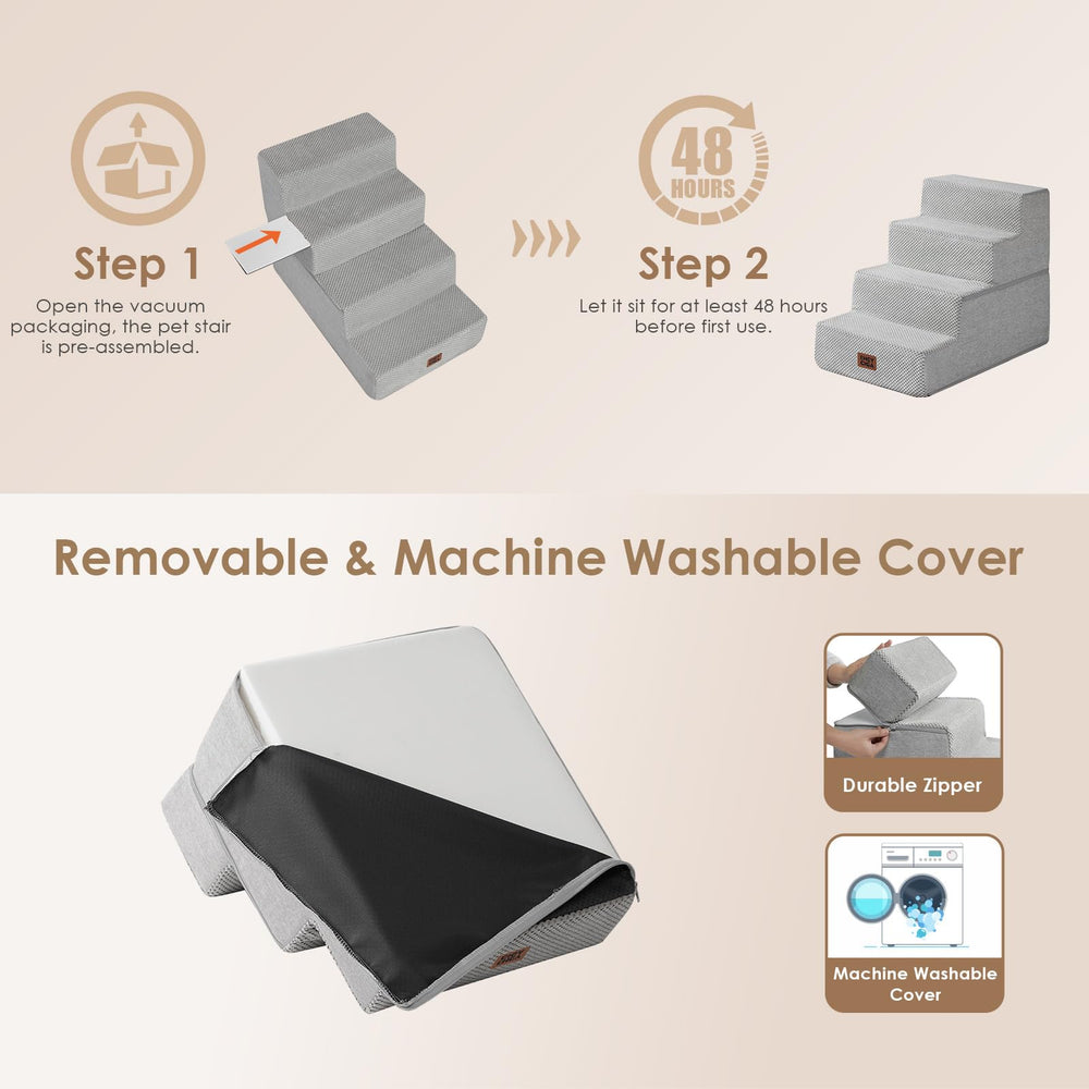 EHEYCIGA dog stairs high-bed-use ideal for tall furniture and daily routines.