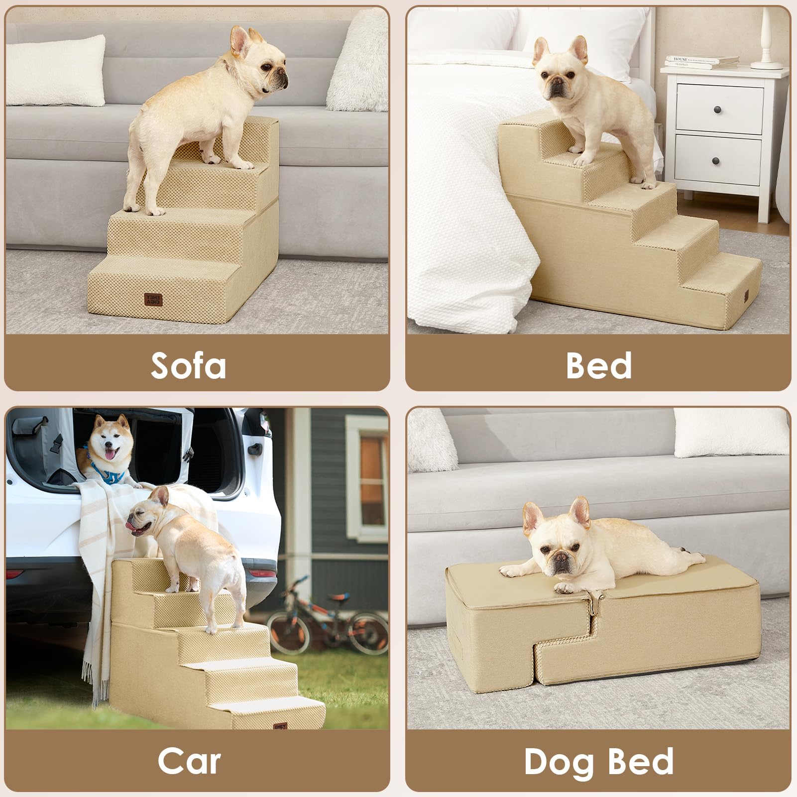 EHEYCIGA dog stairs indoor-pet-steps complements Graige decor