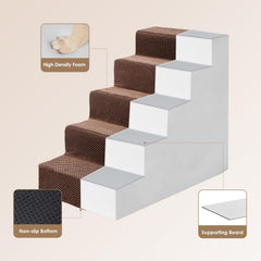 EHEYCIGA dog stairs removable cover for easy cleaning and care.