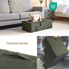 Removable cover on EHEYCIGA stairs is easy to wash.