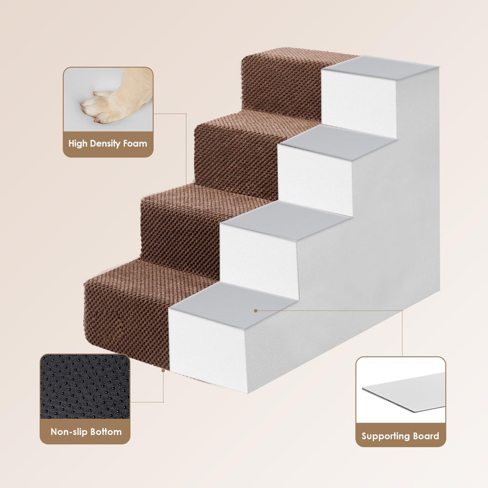 Close-up on foam and eco-friendly board for balanced stability in EHEYCIGA stairs.