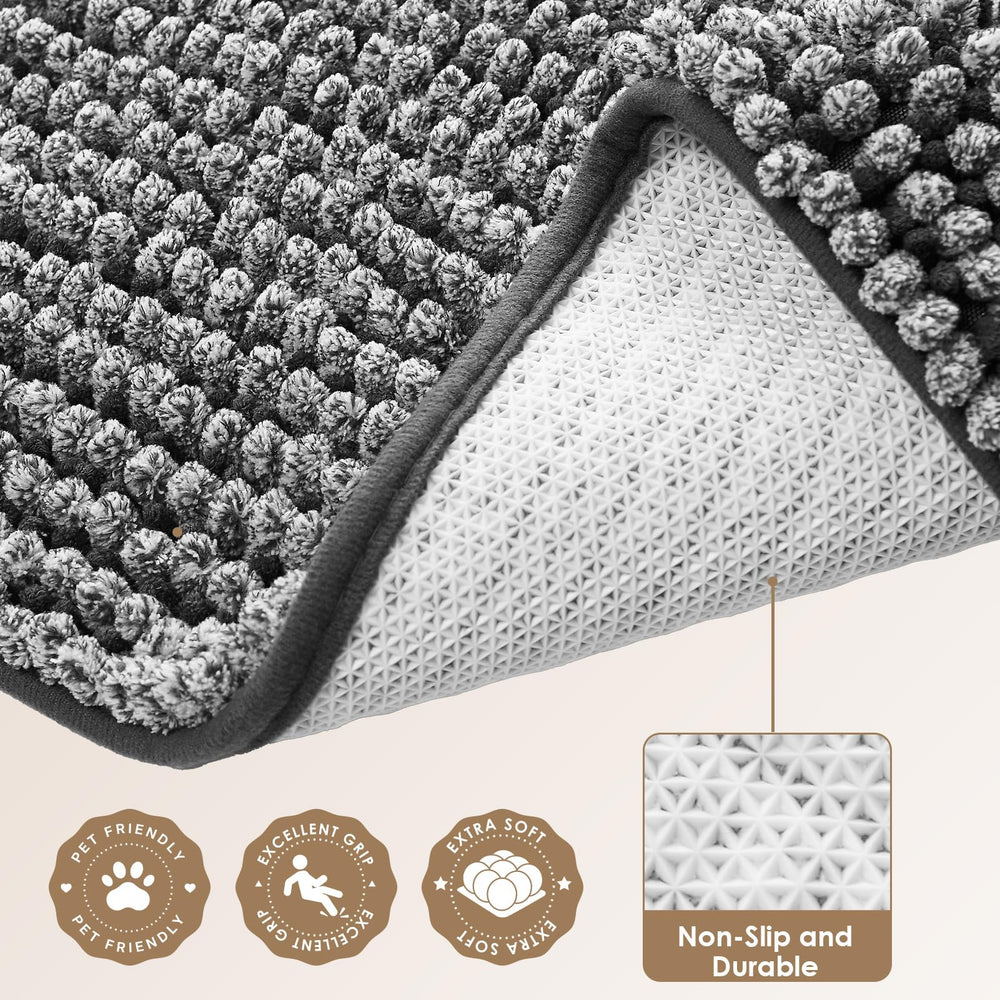 EHEYCIGA washable dog mat doubles as crate pad for cozy naps.