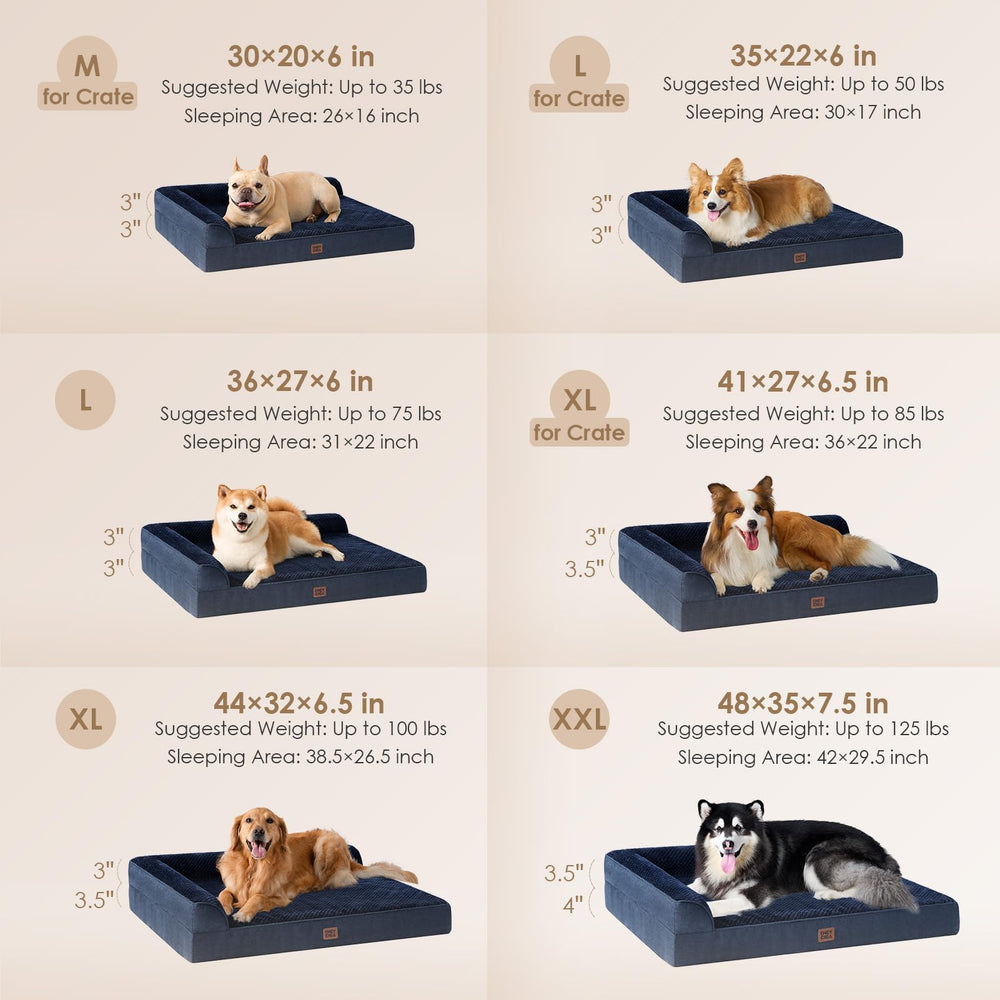 EHEYCIGA egg crate memory foam contours for joints and comfort.