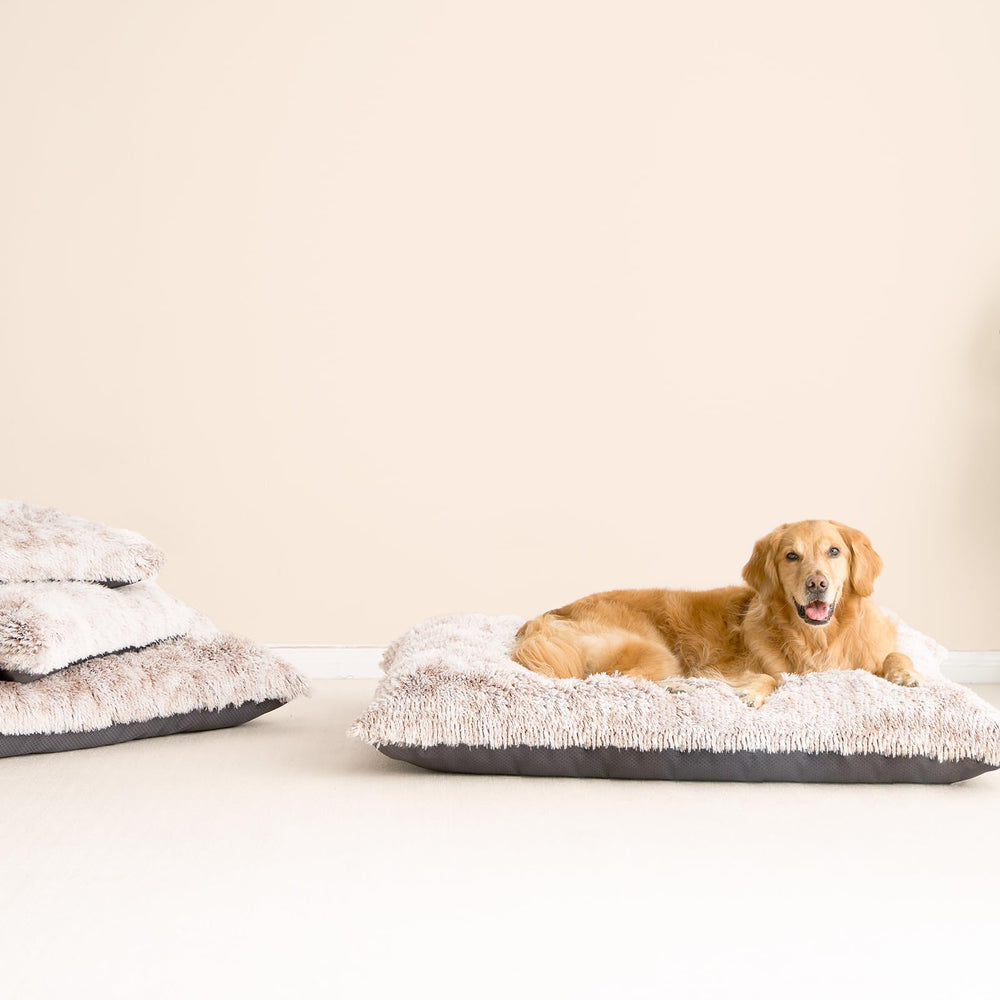 EHEYCIGA fluffy bed after shaking to restore loft.