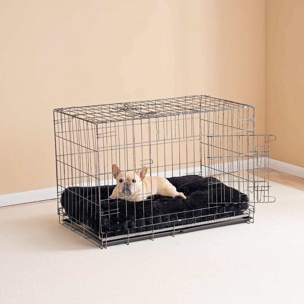 EHEYCIGA fluffy dog bed with washable cover for simple upkeep