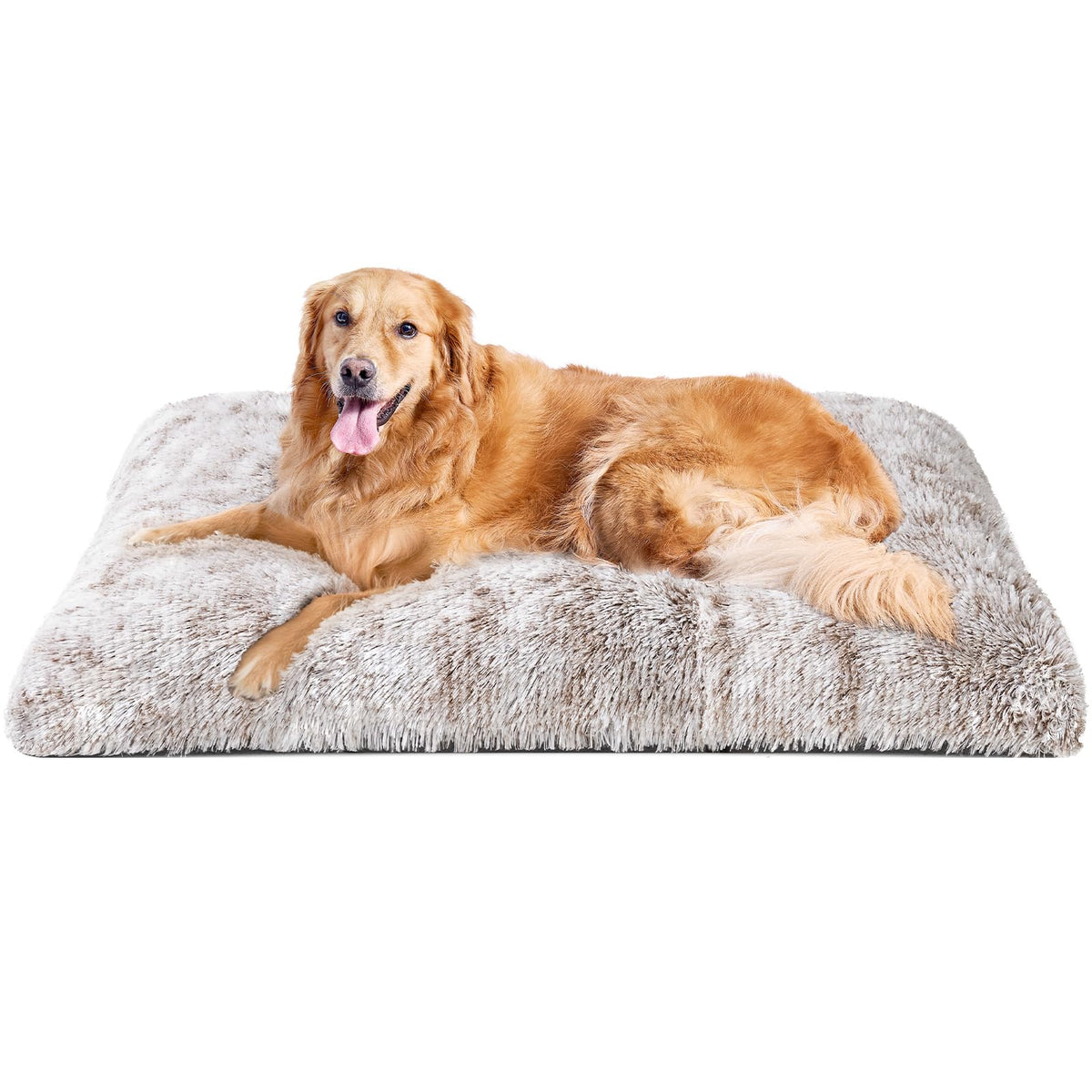 EHEYCIGA fluffy dog bed xl overview, a cozy crate mat for extra large dogs.