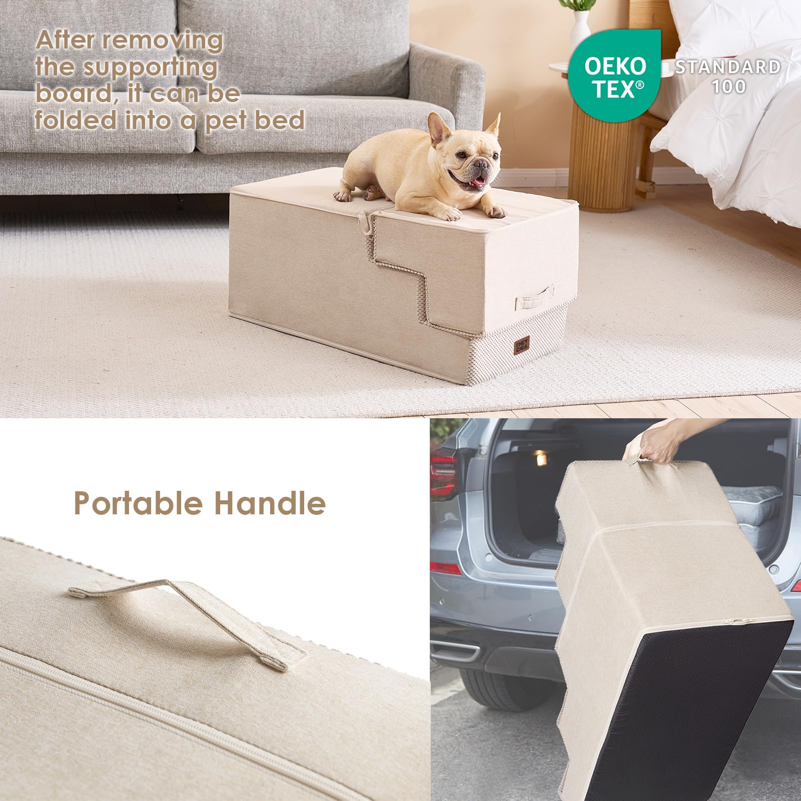 EHEYCIGA foldable design stores compactly when not in use.