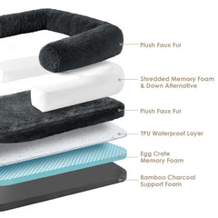 EHEYCIGA waterproof liner protects the foam and keeps the interior dry.