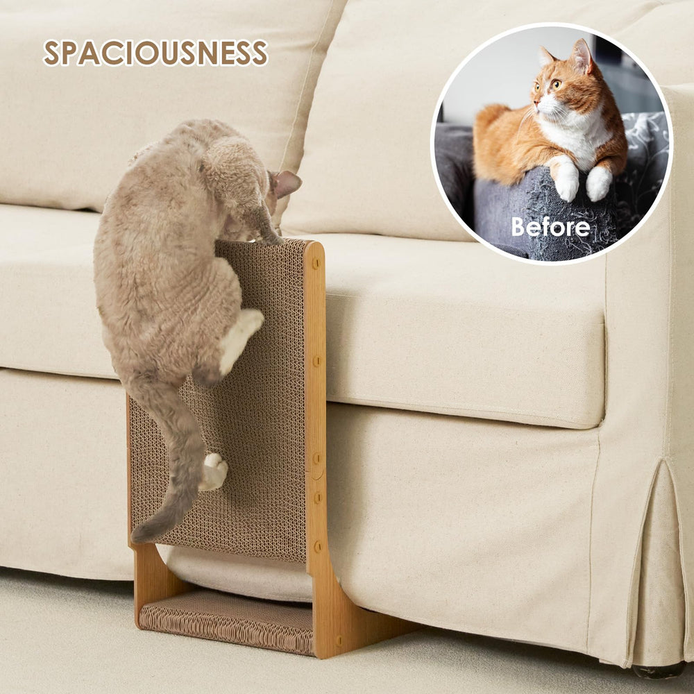 EHEYCIGA furniture-protecting scratcher redirects claws from sofas