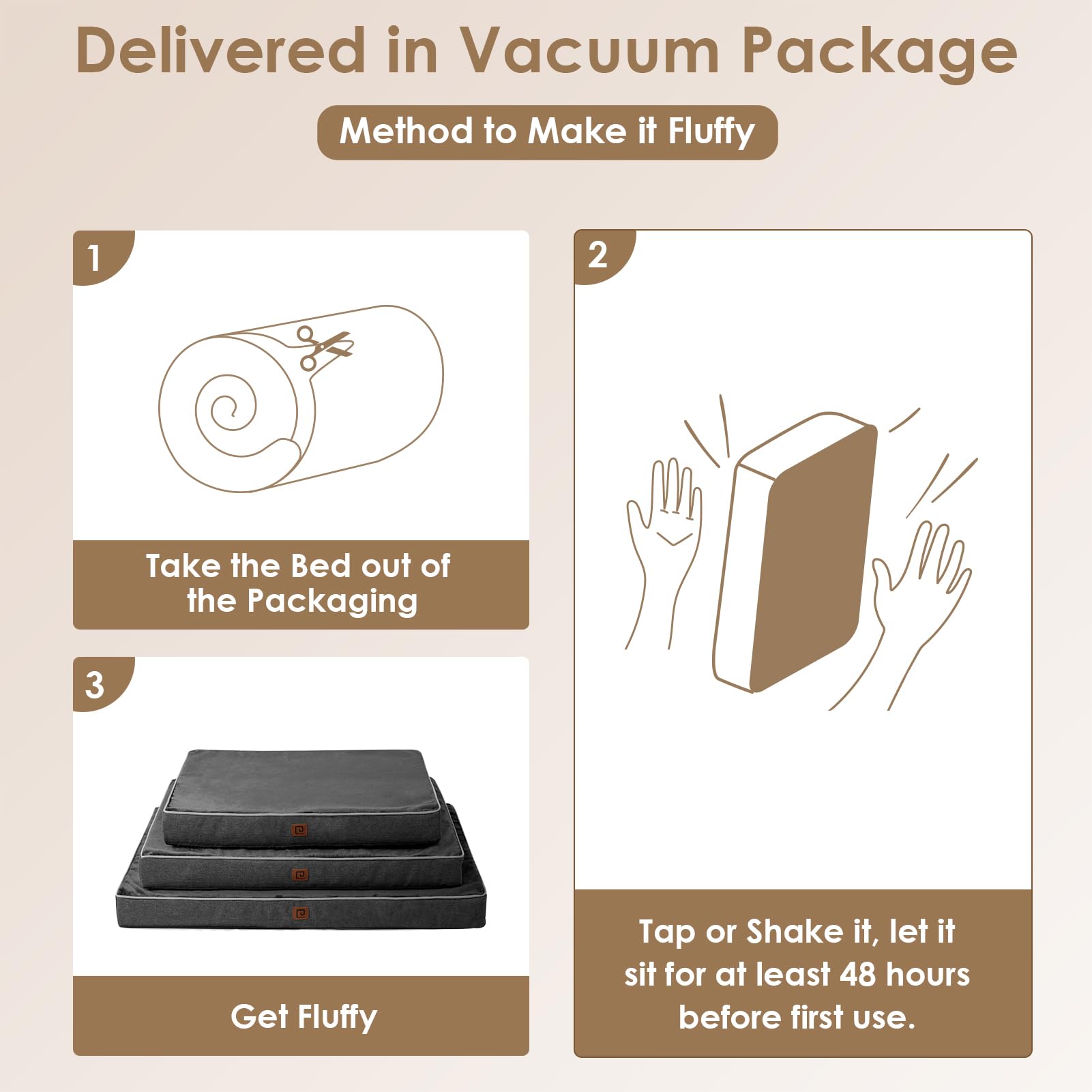 EHEYCIGA bed suitable for indoor and outdoor use for dogs
