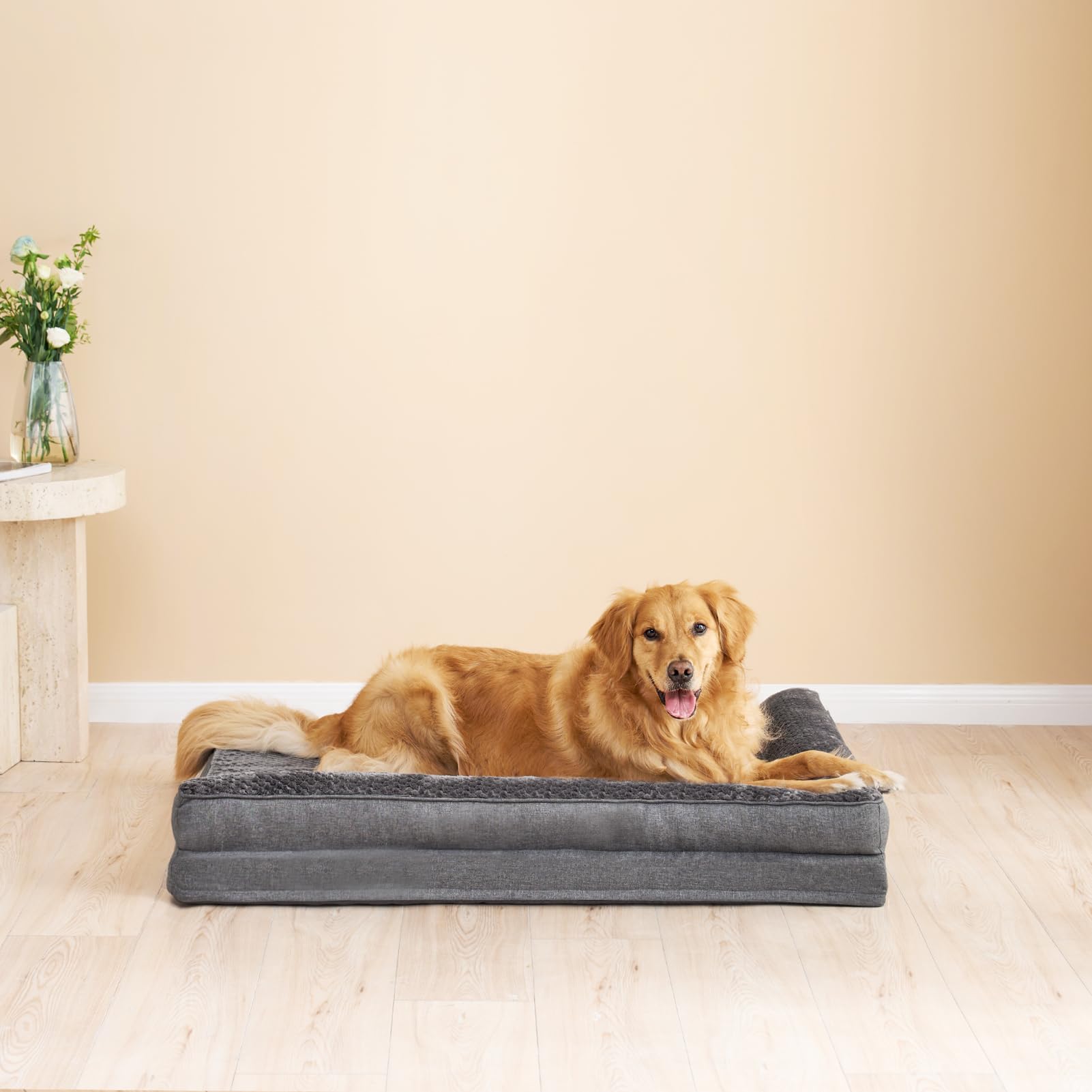 EHEYCIGA large bed size 36x27x6 inches fits big dogs