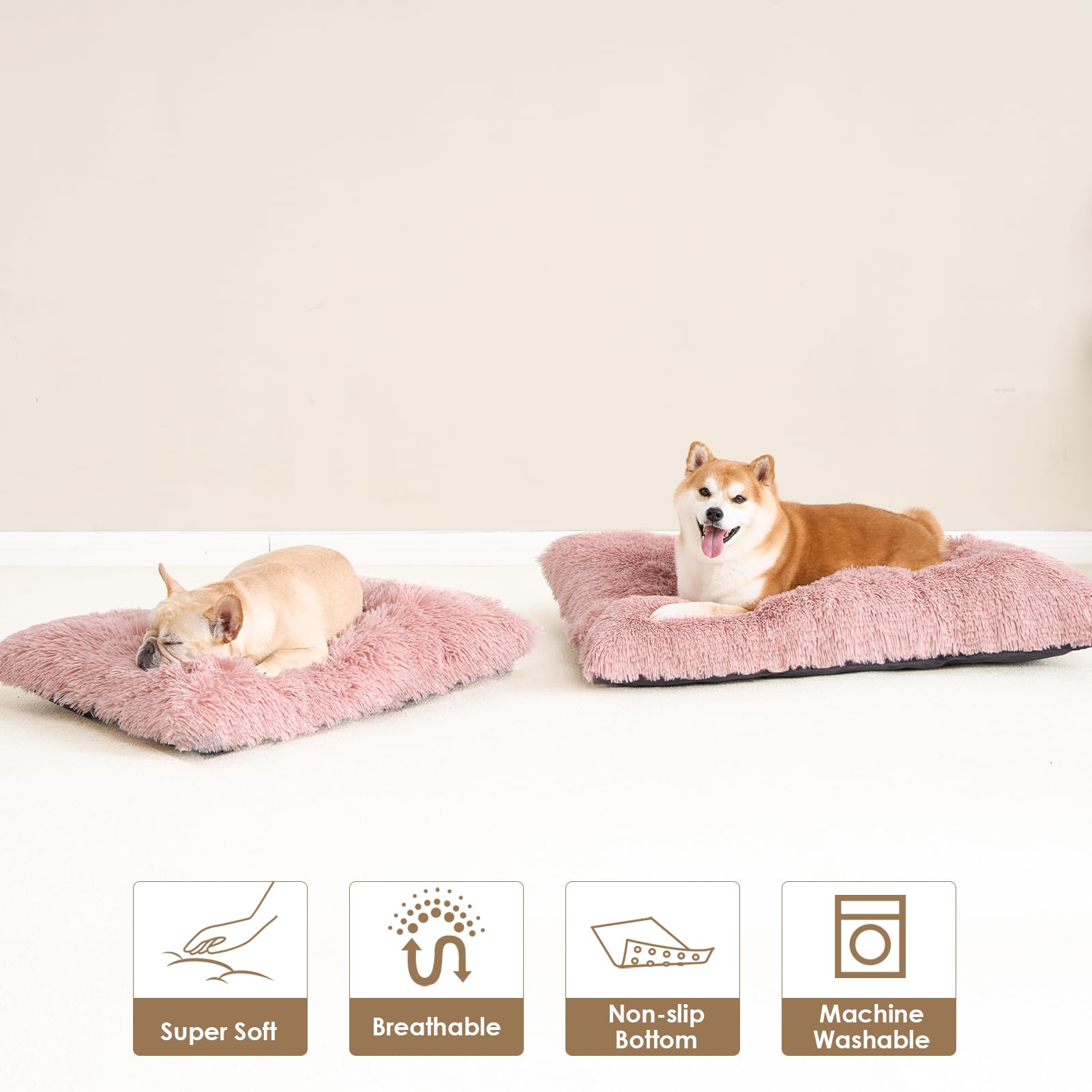 EHEYCIGA large dog crate pad fits crates, kennels, and floors.
