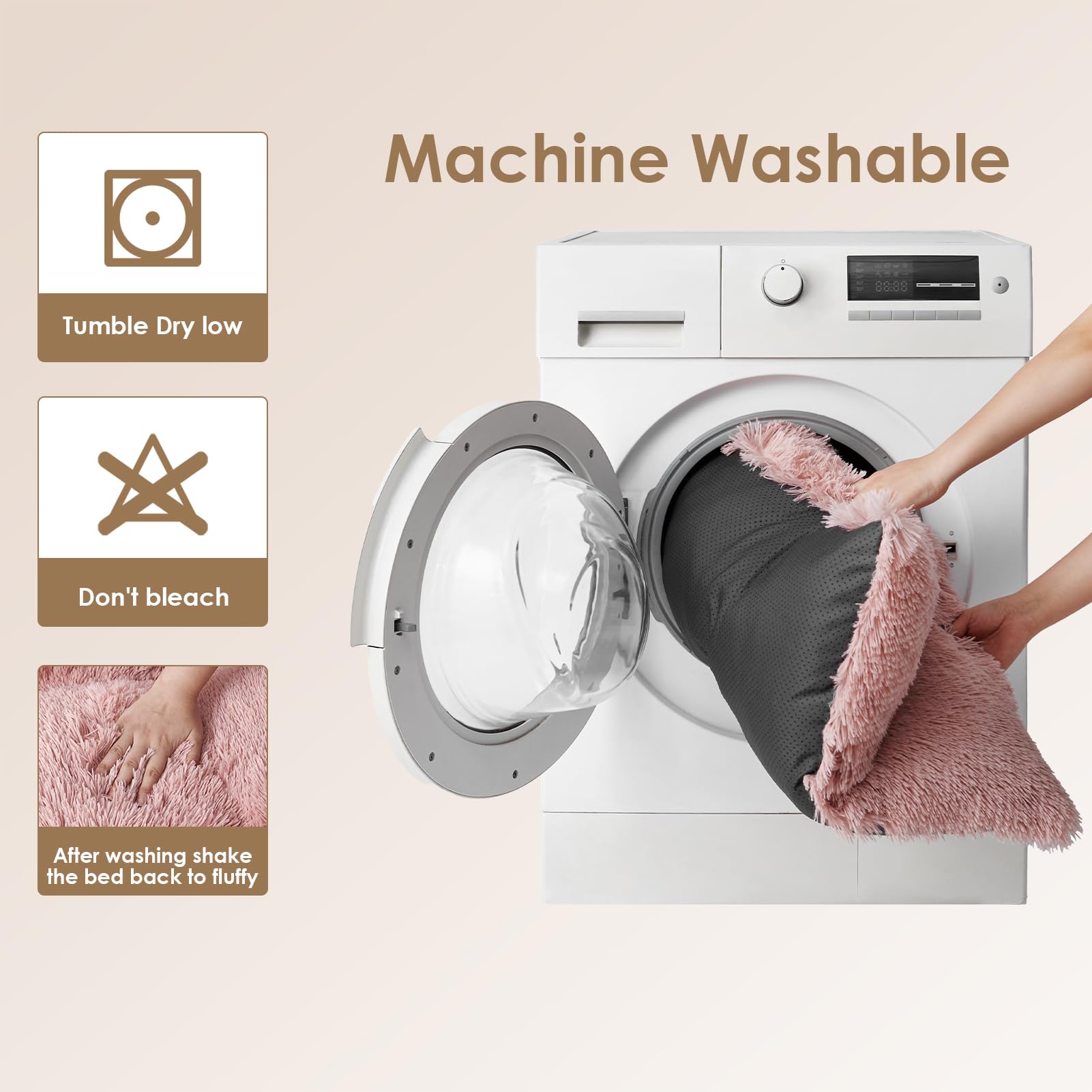 EHEYCIGA machine-wash-friendly design makes cleaning quick and simple.