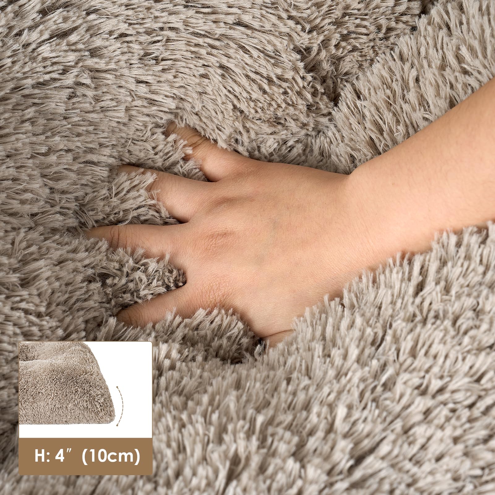 EHEYCIGA machine-washable bed for easy cleaning