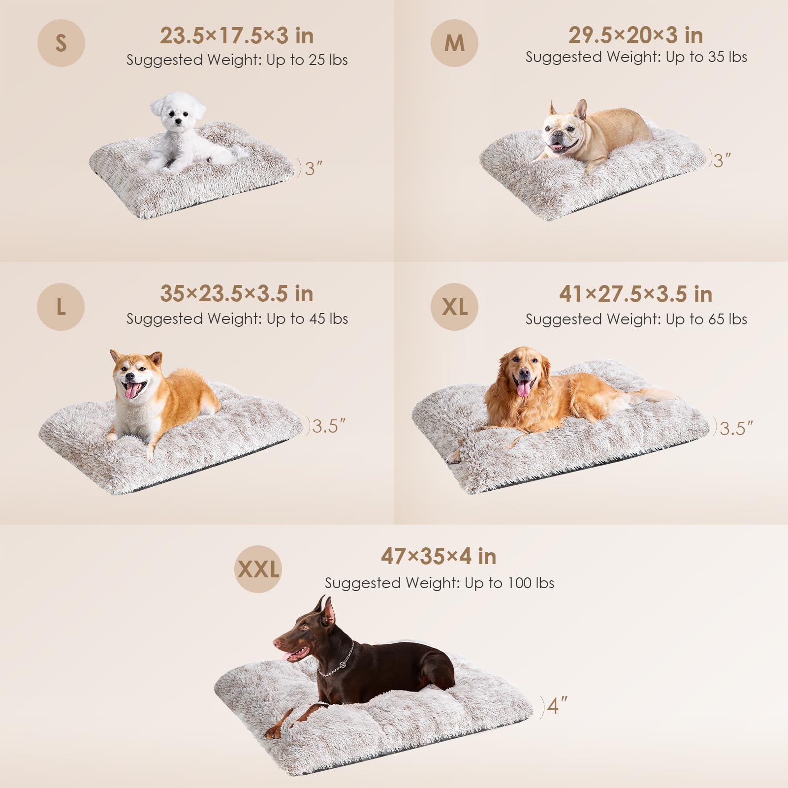 EHEYCIGA machine-washable dog bed for easy cleaning after muddy paws.