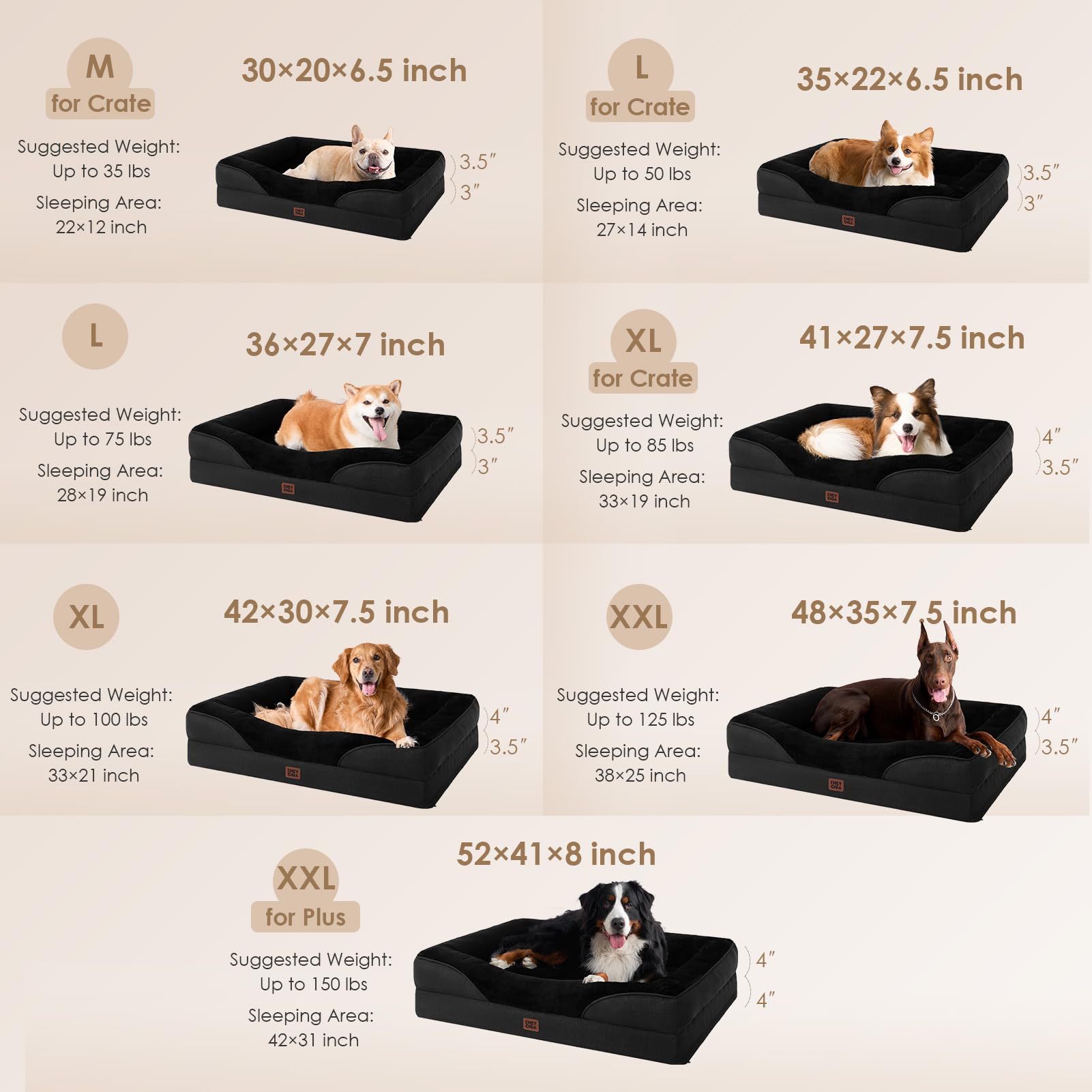 EHEYCIGA dual-layer memory foam offers balanced support for lounging