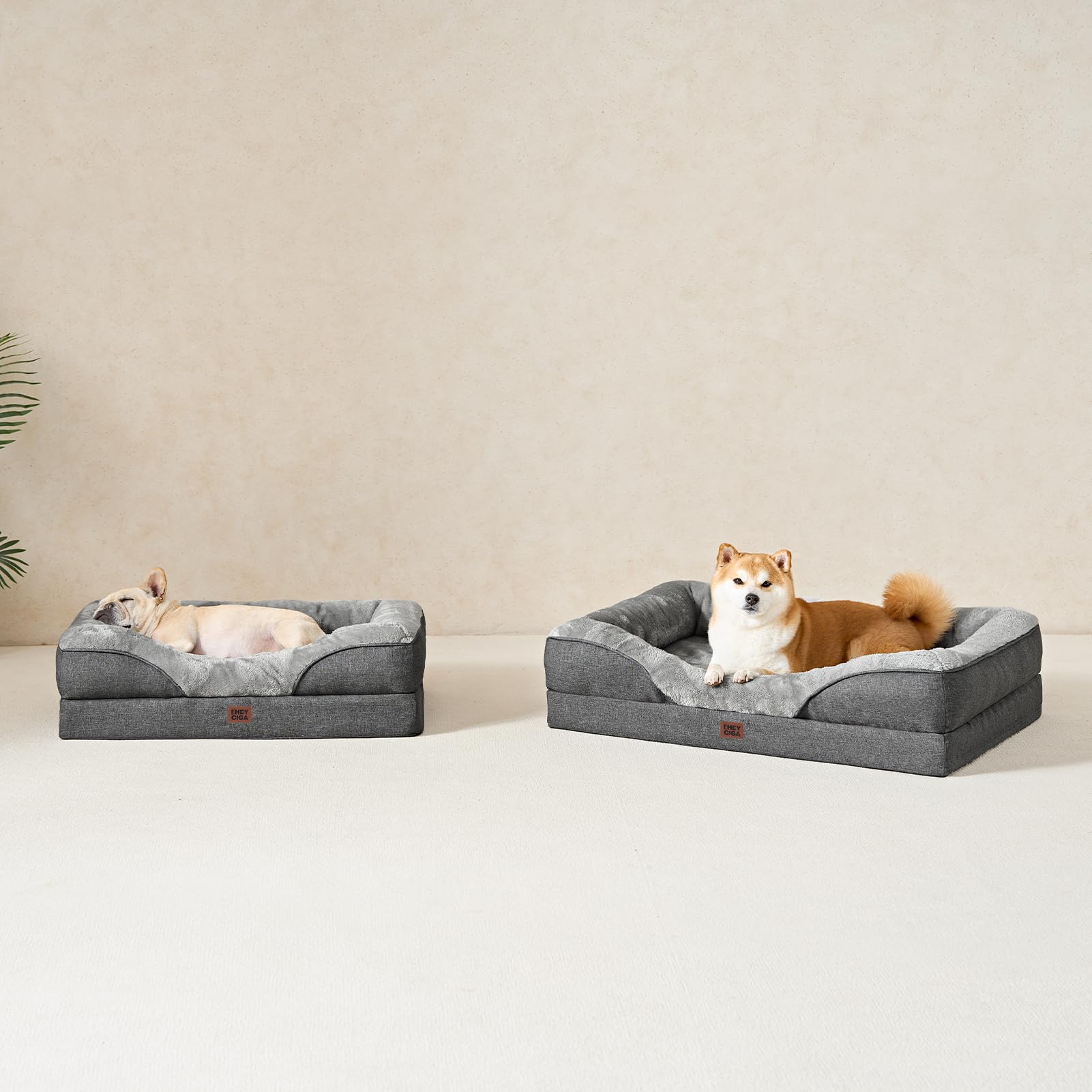 EHEYCIGA multi-size dog bed suitable for medium to large dogs.