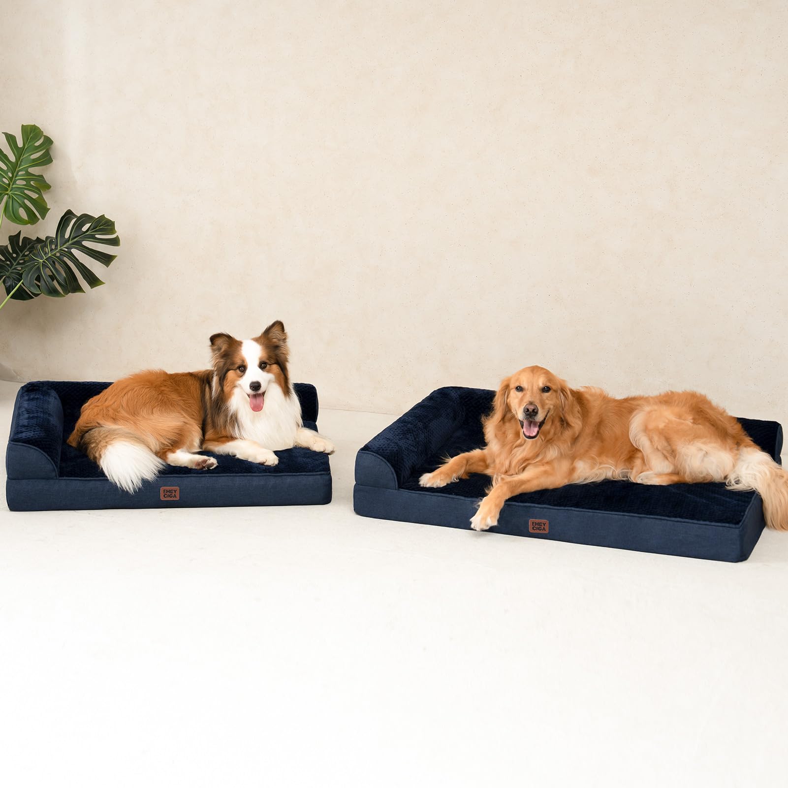 EHEYCIGA navy blue color blends with home decor.