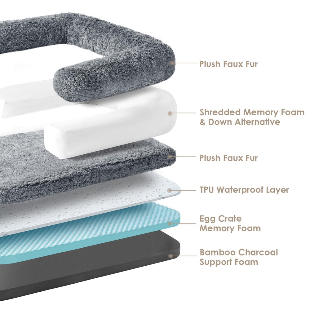 EHEYCIGA non-slip bottom keeps bed stable on smooth floors