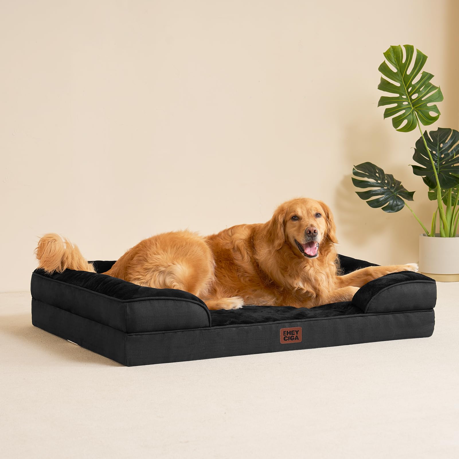 EHEYCIGA non-slip bottom keeps bed in place.