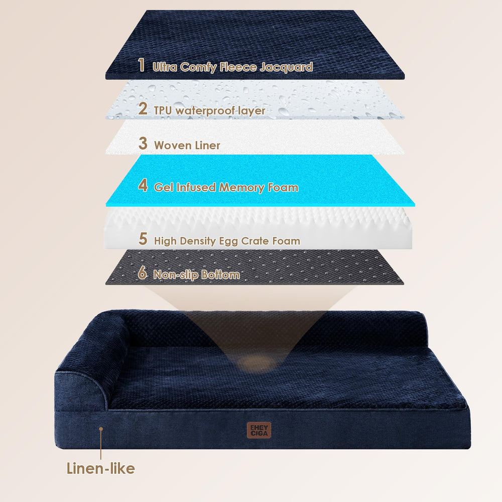 EHEYCIGA anti-slip bottom keeps the bed stable during use.