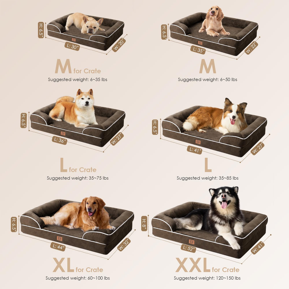 EHEYCIGA non-slip bottom helps keep the bed in place
