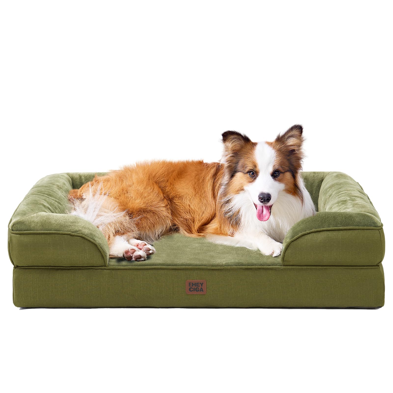 EHEYCIGA orthopedic bed closeup with memory foam for joint support