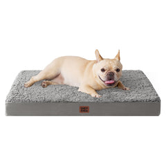 EHEYCIGA orthopedic dog bed foam close-up with dense support