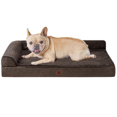 EHEYCIGA orthopedic dog bed shows egg crate foam for added cushioning.