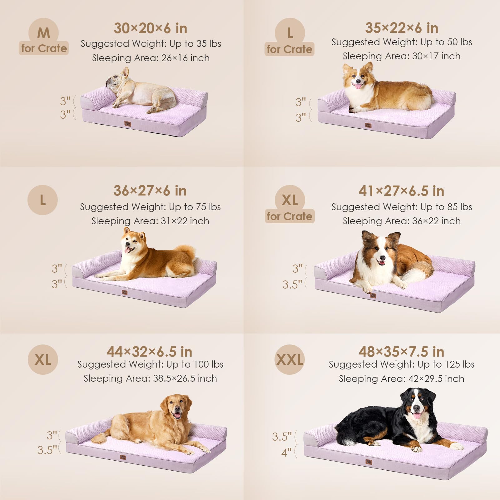 EHEYCIGA bed features egg crate memory foam for added cushioning.