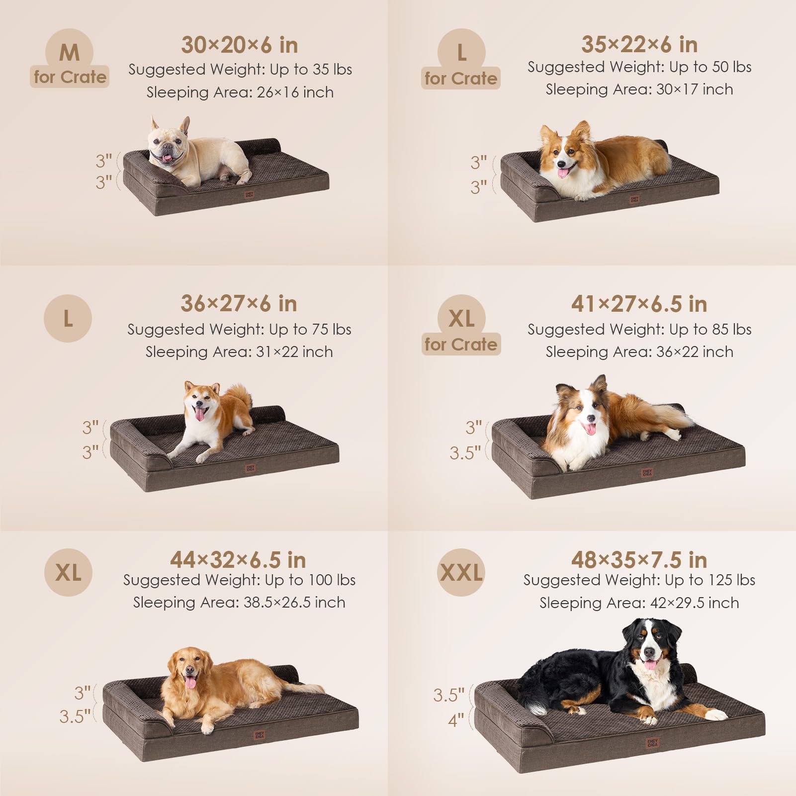 EHEYCIGA bed features L-shaped neck support for a restful nap.