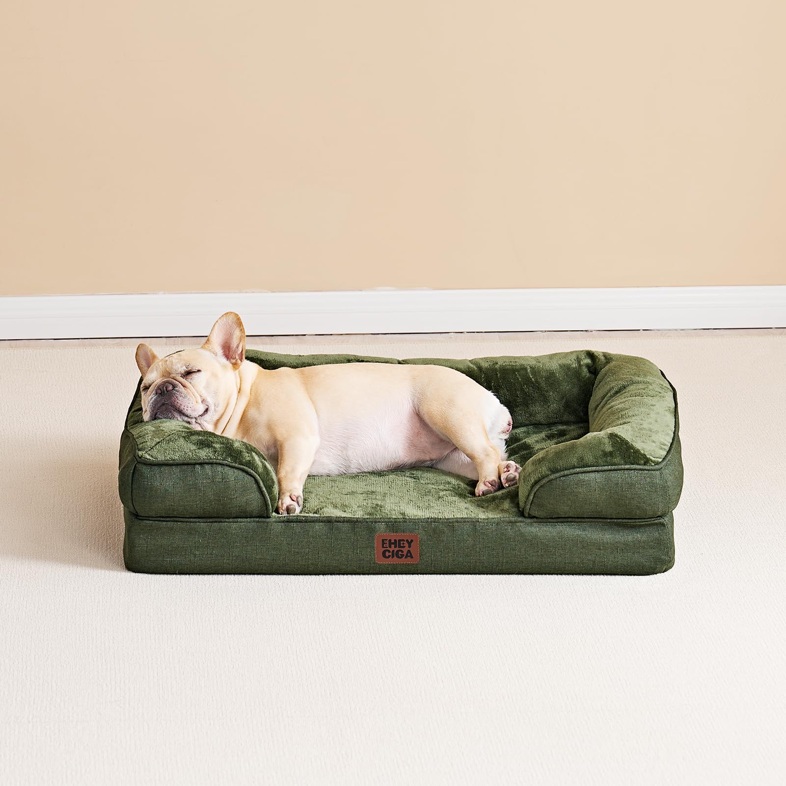 EHEYCIGA large size bed setup for big dog comfort