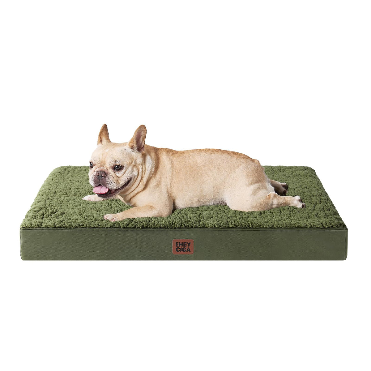 EHEYCIGA orthopedic dog bed with foam top offers steady support during rest