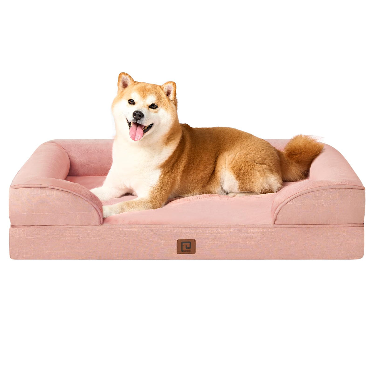 EHEYCIGA orthopedic bed memory foam closeup showing contouring for comfort.