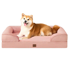 EHEYCIGA orthopedic bed memory foam closeup showing contouring for comfort.
