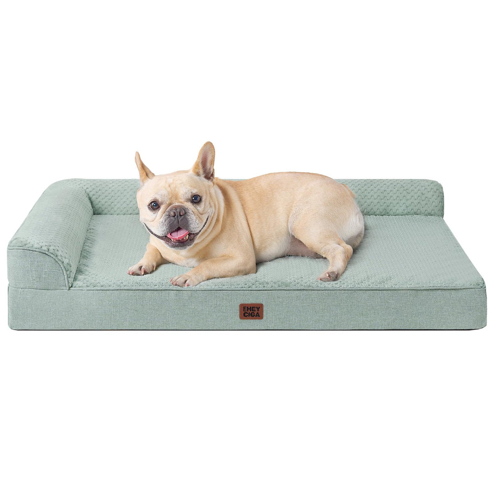EHEYCIGA orthopedic dog bed with egg crate memory foam for joint support